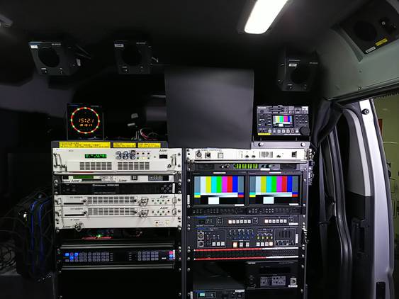 ＴＢＳテレビ様　SNG43中継車　INCOM Base Unit他